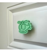 Pomerol Yeşil Helikopter Mobilya Kulpu - Çocuk Odalarına, Mutfak ve Banyo Dolaplarına Canlılık Katın!