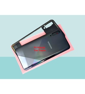 Tkgz - Samsung Galaxy A30S A307 FULL KASA Arka Kapak Batarya Kapağı - SİYAH