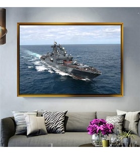 Altın Çerçeveli dekoratif tablo a725 (Gold)