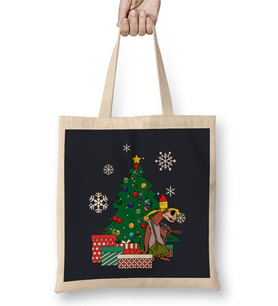 Paw Rugg Around The Christmas Tree Hillbilly Bears Bez Çanta Uzun Saplı