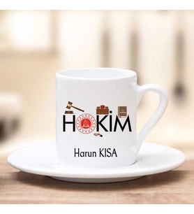 Hakim Türk Kahve Fincanı (Beyaz)
