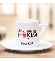 Hakim Türk Kahve Fincanı (Beyaz)
