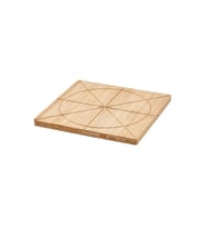 Kesme Tahtası, Bambu, 35x35 cm