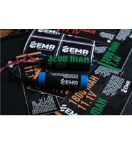 EMR 7.4V 3200mAh Lithium Ion İki Yaprak Airsoft Pil Tamiya (Siyah)
