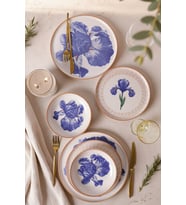 Keramika Brush & Bloom Yemek Takımı 6 Parça 2 Kişilik 22957-58