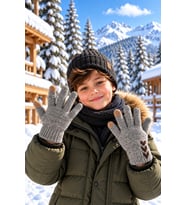 KİTTİ 26245-10 ERKEK 9-15 DOKUNMATİK ÖZELLİKLİ TRİKO ELDİVEN