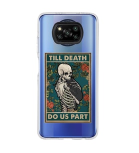Poco X3 Pro / X3 NFC Uyumlu Till Death Tarot Kart Tasarımlı Şeffaf Telefon Kılıfı