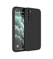 Huawei P40 Lite 5G Kılıf Zore Premier Silikon Kılıf (Siyah)