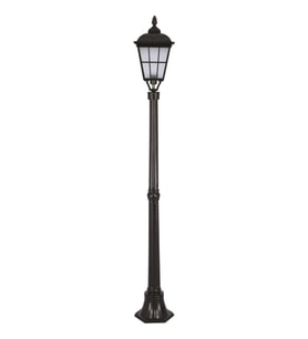 AVONNI BSU-68046-BSY-BOP Siyah Boyalı Dış Mekan Aydınlatma E27 Aluminyum Döküm Dip Cam 23cm