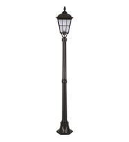 AVONNI BSU-68046-BSY-BOP Siyah Boyalı Dış Mekan Aydınlatma E27 Aluminyum Döküm Dip Cam 23cm