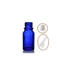 20ml mavi cam içten damlalıklı şişe beyaz kapak, 12 adet, damlalıklı şişe, damlatmalı şişe