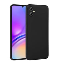 Galaxy A05 Kılıf Kamera Çıkıntılı Soft Silikon (Siyah)