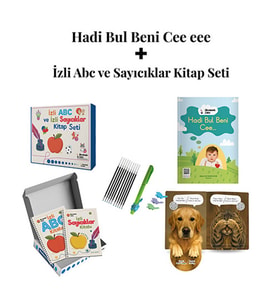 Hadi Bul Beni Cee eee Türkçe & İngilizce Sesli Yönerge - İzli Abc ve Sayıcıklar Oluklu Seti
