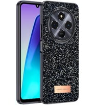 Redmi 14C Bright Simli Kapak - Siyah