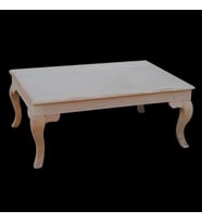 Orta sehpa 13567 Demonto Klasik Model Kayın ayak HAM MDF tabla Kutu sevk Elyapım
