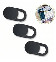 Durukar® 3’lü Webcam Kapatıcı – Laptop, Tablet ve Telefon Uyumlu Gizlilik Kamera Kapağı (Plastik)