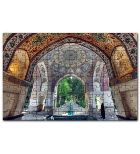 Cakapuzzle İran'da Bir Yapıda Tavan Süslemeleri Puzzle Yapboz MDF (Ahşap) (120 Parça)