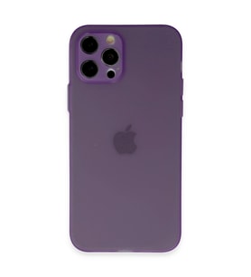 Apple İphone 12 Pro Kılıf Puma Silikon - Koyu Mor