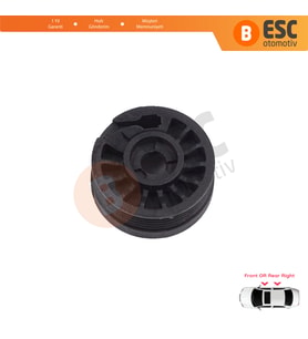 Citroen C-Elysee DD Peugeot 301 2012-On 9677416880 için Sağ Kapı Cam Kriko Tamir Makarası