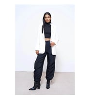 Quzu Ekru Kadın Blazer Ceket 50873