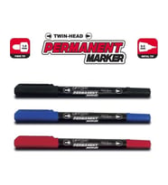 RAYNO RYN10456 Siyah Çift Taraflı CD Kalemi Permanent Marker 12’li
