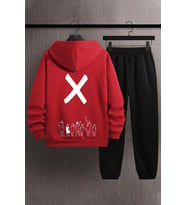 Unisex Design X Eşofman Takımı (A.Kırmızı)