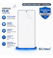 SChitec MOTOROLA Moto G36 Uyumlu Ön Yüzey Nano Şeffaf Hidrojel Ekran Koruyucu