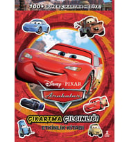 Disney Arabalar Çıkartma Çılgınlığı Etkinlik Kitabı