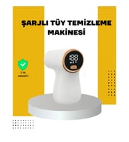 Mey İthalat® Kumaşlar İçin Tüy ve Hav Temizleme Makinesi Type C Şarjlı