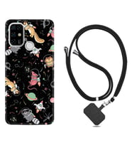 Casper E30 F20 X20 Kılıf Boyun Askılı Silikon Planet Animals 1771