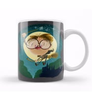 Harry Potter Magical Wizard Nerd Boy with Castle Kupa Bardak Porselen
