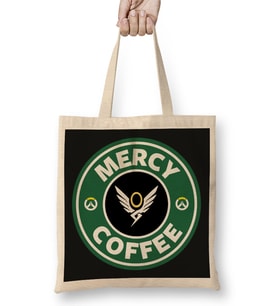 Mercy Coffee Overwatch Bez Çanta Uzun Saplı