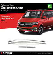 VW Transporter T6.1 Krom Ön Tampon Çıtası 4 Prç. 2020 Üzeri
