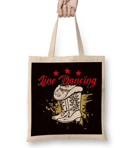 Line Dancing Cowboy Boots Country Western Music Line Dancer Bez Çanta Uzun Saplı