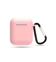 Apple Airpods Uyumlu Zore Standart Silikon Kılıf (Açık Pembe)