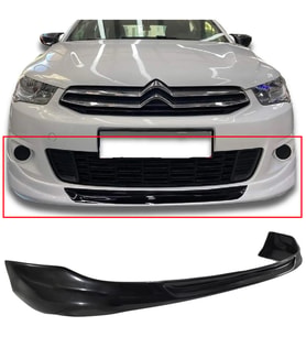 Citroen C Elysee Ön Ek Plastik Siyah karlık-ön-ek-bodykit 2013 2014 2015 2016 2017 Makyajsız Kasa