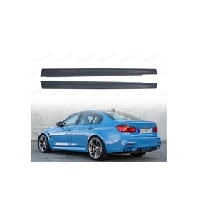 Bmw F30 2012.2018 3.seri Uyumlu  Plastik Boyasız M3 Yan Marşpiyel