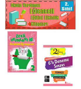 Ata 2.Sınıf Okula Yardımcı Zeka Oyunları ile Derslerimi Öğreniyorum- 6 lı Deneme Sınavı