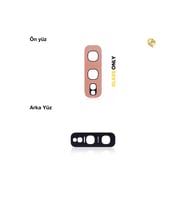 Samsung Galaxy S10 E ile Uyumlu Kamera Lensi Full Pembe Kamera lensi sade lens kamera camı kamera merceği