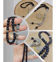 Shungite (Şungit) Taşı 33lük Tesbih 6mm (23175)