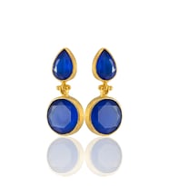 Kadir Jewellery 22 Ayar Altın Kaplama Vintage Küpe -El İşçiliği Ve Hipoalerjenik Küpe