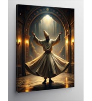 Kanvas Tablo Hak Yolunda Semazen