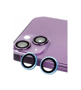 Apple iPhone 14 Raze Metal Kamera Lens - Mavi