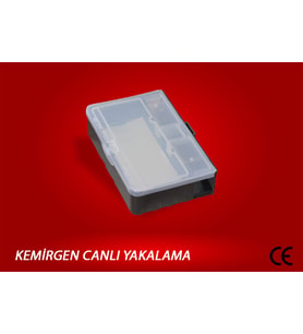 Fare Canlı Yakalama İstasyonu 4 LÜ Yapışkan Tuzak Dahil Kemirgen İçin