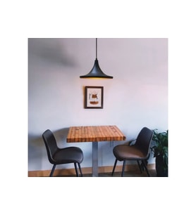 RİOLİGHT RETRO,RUSTİK,VİNTAGE ODALAR CAFELER İÇİN SİYAH TEKLİ METAL SARKIT AVİZE