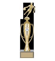 ODAK KUPA - Figürlü Kupalar - Basketbol Kadın Figürlü Kupalar FG-025 A - 36 cm