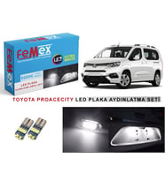 Toyota ProaceCity LED Plaka Aydınlatma Ampul Seti FEMEX Parlak Beyaz