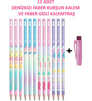 Denizkızı Kurşun Kalem 12'li Set 2B ve Gizli Kalemtraş