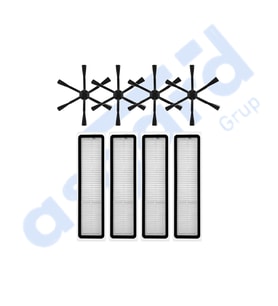 Dreame D10S, D10S PRO, D9 MAX GEN2 Uyumlu 4 Yan Fırça 4 Filtre PKT-iasgf0000253