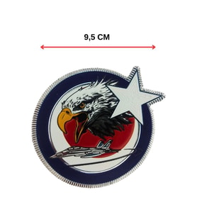 Anadolu Kartalları Plastik Kabartmalı Cırtlı Arma Patch 9.5 cm